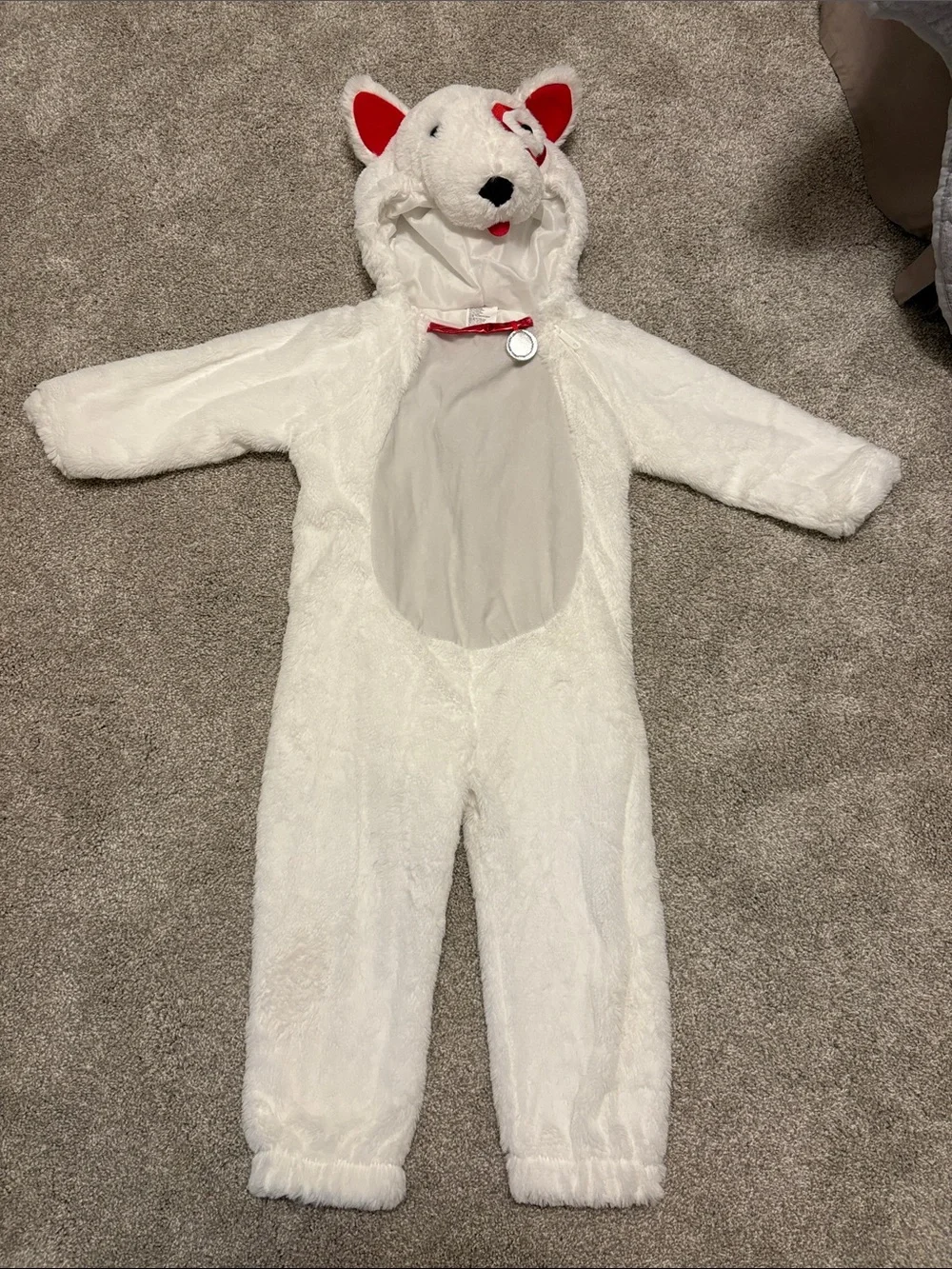 Toddler boys Bullseye Target dog Costume 2-3T